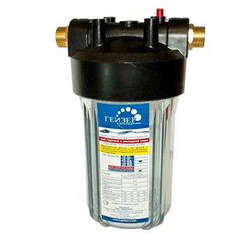 Фильтр магистральный Гейзер Корпус 10 BB 1 - Фильтры для воды - Магистральные фильтры - Магазин электрооборудования для дома ТурбоВольт