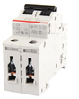 Автоматический выключатель ABB S202 2P 20А (С) 6kA - Электрика, НВА - Модульное оборудование - Автоматические выключатели - Магазин электрооборудования для дома ТурбоВольт
